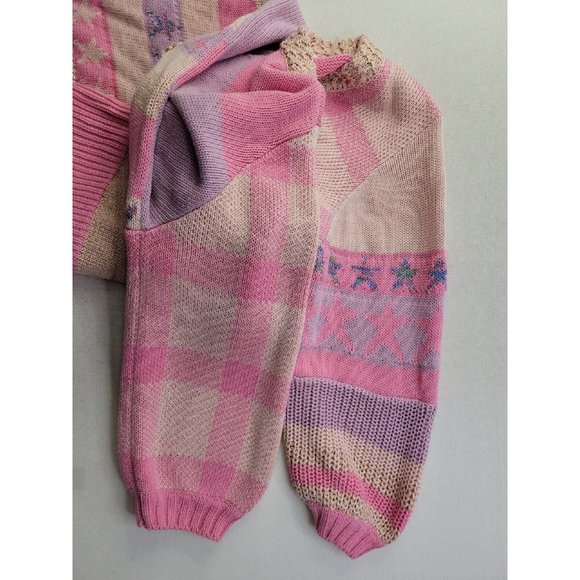 LoveShackFancy Grayson Pink Open Front Duster Cardigan Sweater M/L - $595 Boho - Picture 9 of 12